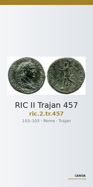 RIC II Trajan 457 — CANOA