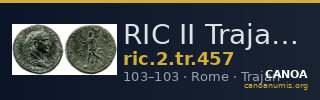 RIC II Trajan 457 — CANOA