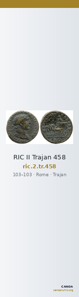 RIC II Trajan 458 — CANOA