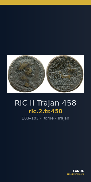RIC II Trajan 458 — CANOA