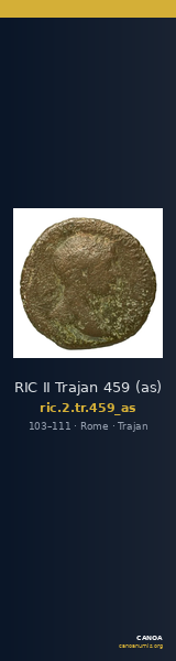 RIC II Trajan 459 (as) — CANOA