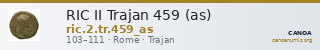 RIC II Trajan 459 (as) — CANOA