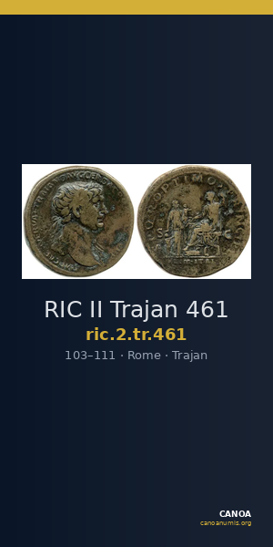 RIC II Trajan 461 — CANOA