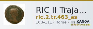 RIC II Trajan 463 (as) — CANOA