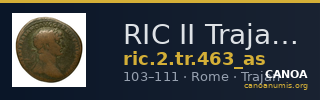 RIC II Trajan 463 (as) — CANOA