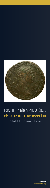 RIC II Trajan 463 (sestertius) — CANOA