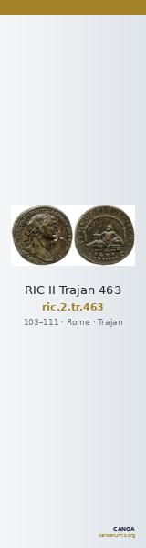 RIC II Trajan 463 — CANOA