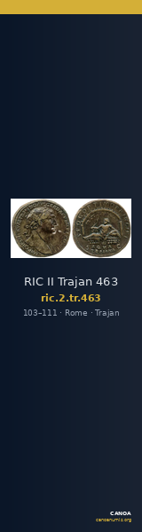 RIC II Trajan 463 — CANOA