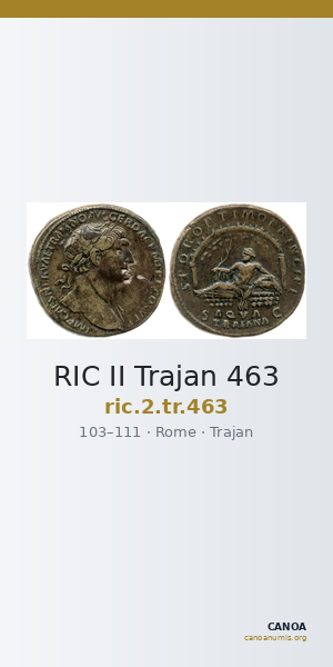 RIC II Trajan 463 — CANOA