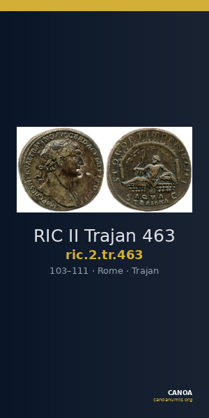 RIC II Trajan 463 — CANOA