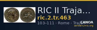 RIC II Trajan 463 — CANOA