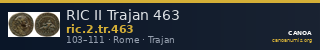 RIC II Trajan 463 — CANOA