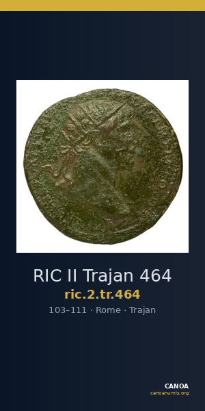 RIC II Trajan 464 — CANOA