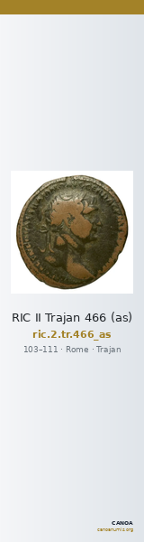 RIC II Trajan 466 (as) — CANOA