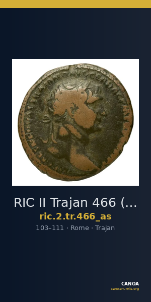 RIC II Trajan 466 (as) — CANOA