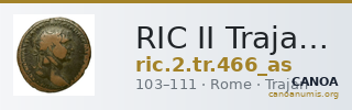 RIC II Trajan 466 (as) — CANOA