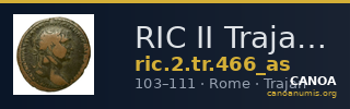 RIC II Trajan 466 (as) — CANOA