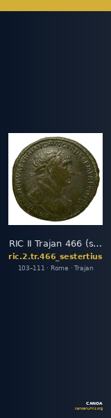 RIC II Trajan 466 (sestertius) — CANOA