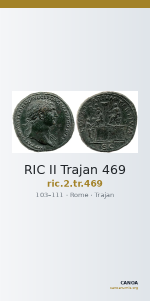 RIC II Trajan 469 — CANOA