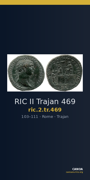 RIC II Trajan 469 — CANOA