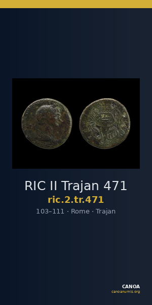 RIC II Trajan 471 — CANOA