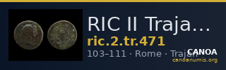 RIC II Trajan 471 — CANOA