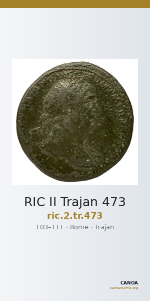 RIC II Trajan 473 — CANOA