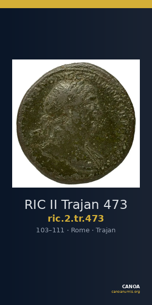 RIC II Trajan 473 — CANOA