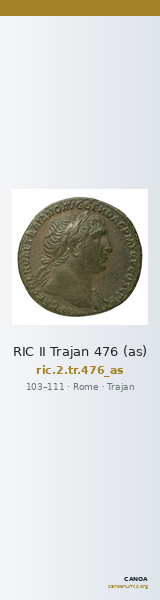 RIC II Trajan 476 (as) — CANOA