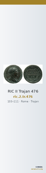 RIC II Trajan 476 — CANOA