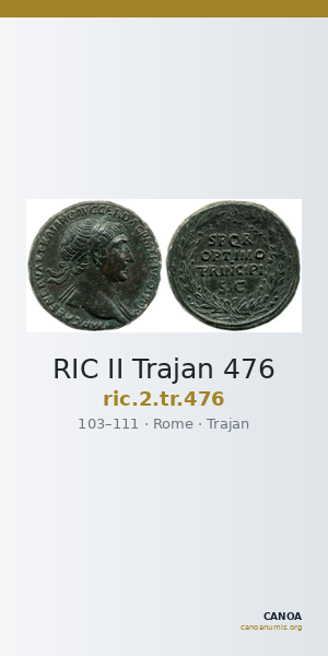 RIC II Trajan 476 — CANOA