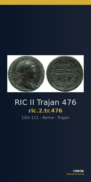 RIC II Trajan 476 — CANOA