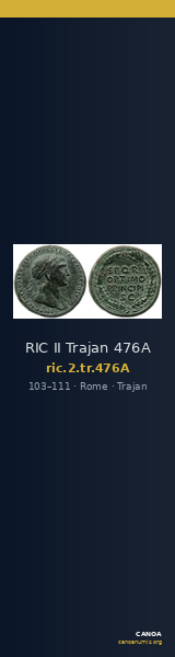 RIC II Trajan 476A — CANOA