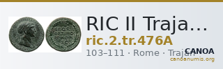 RIC II Trajan 476A — CANOA