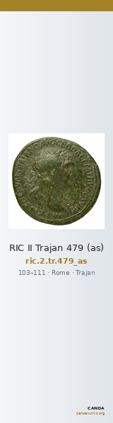 RIC II Trajan 479 (as) — CANOA