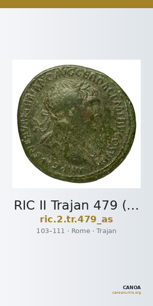 RIC II Trajan 479 (as) — CANOA