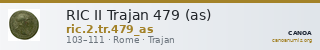 RIC II Trajan 479 (as) — CANOA