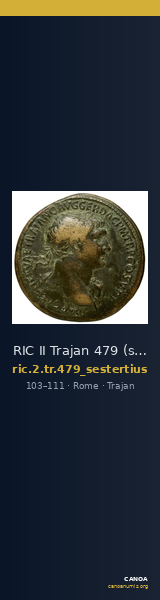 RIC II Trajan 479 (sestertius) — CANOA