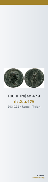 RIC II Trajan 479 — CANOA