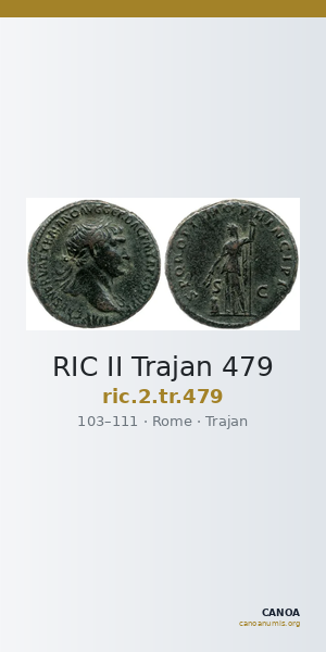 RIC II Trajan 479 — CANOA