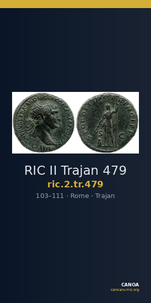 RIC II Trajan 479 — CANOA