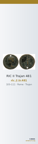 RIC II Trajan 481 — CANOA