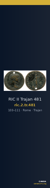 RIC II Trajan 481 — CANOA
