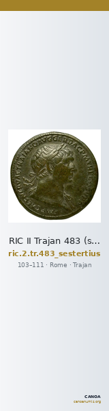 RIC II Trajan 483 (sestertius) — CANOA