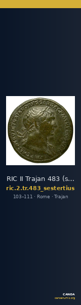 RIC II Trajan 483 (sestertius) — CANOA