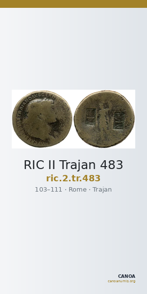 RIC II Trajan 483 — CANOA