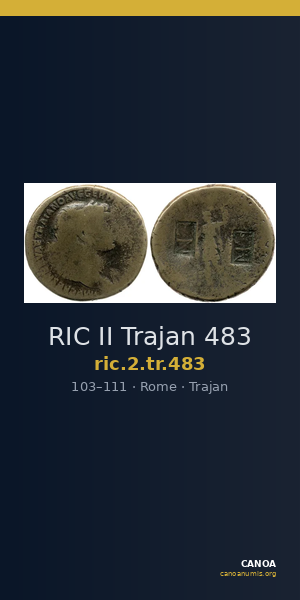 RIC II Trajan 483 — CANOA