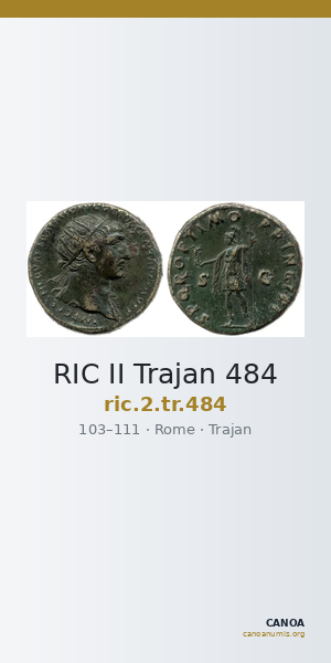 RIC II Trajan 484 — CANOA