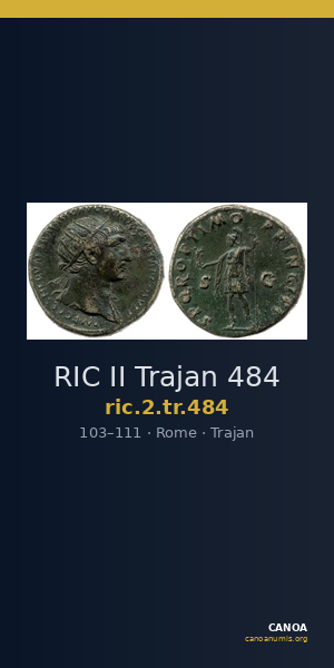RIC II Trajan 484 — CANOA