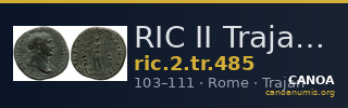 RIC II Trajan 485 — CANOA